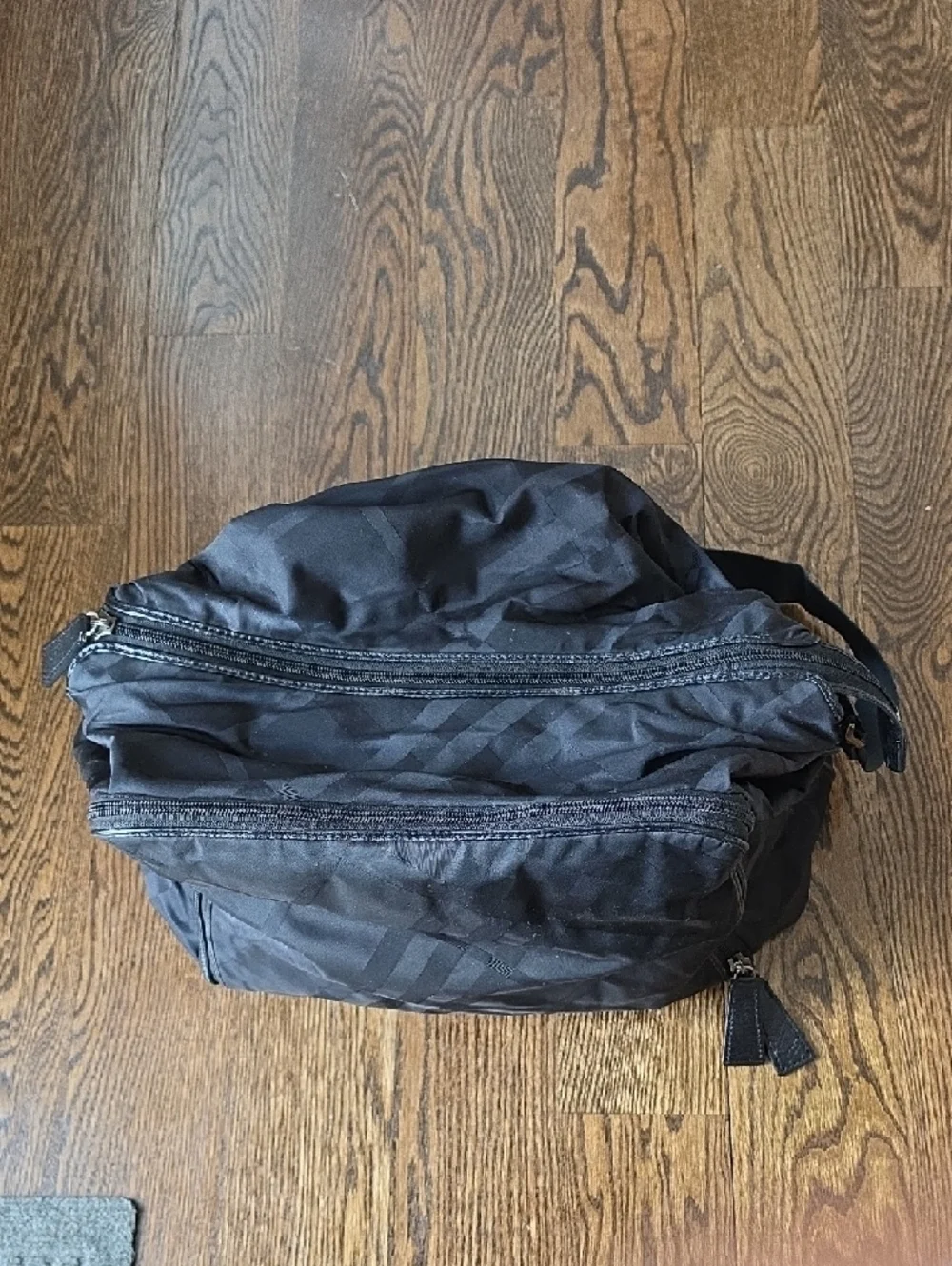Burberry Nylon Baby/Diaper Bag with Adjustable Strap